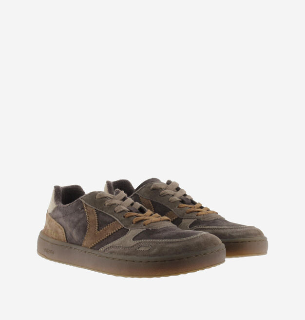 Zapatilla Victoria Barefoot DUNA de Ante Marrón Adulto