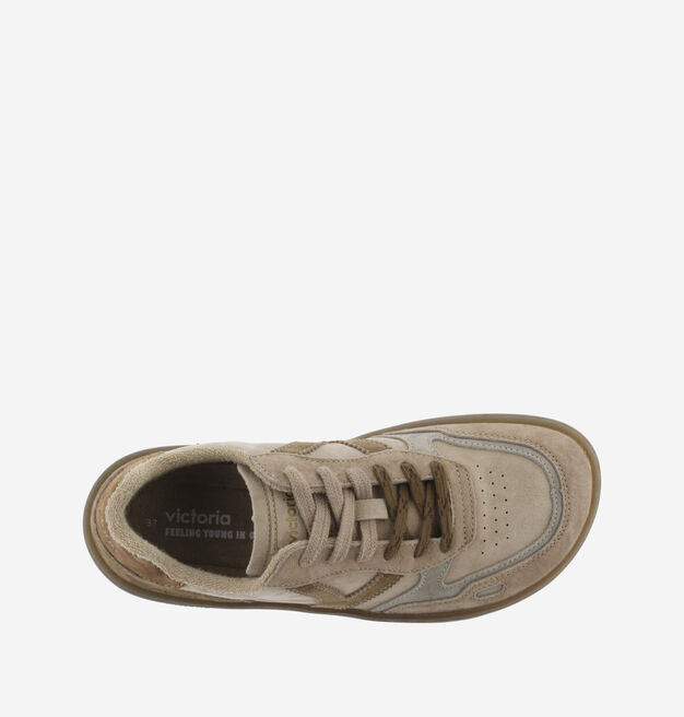 Victoria Barefoot DUNA Sapatilha Camurça adulto Beige