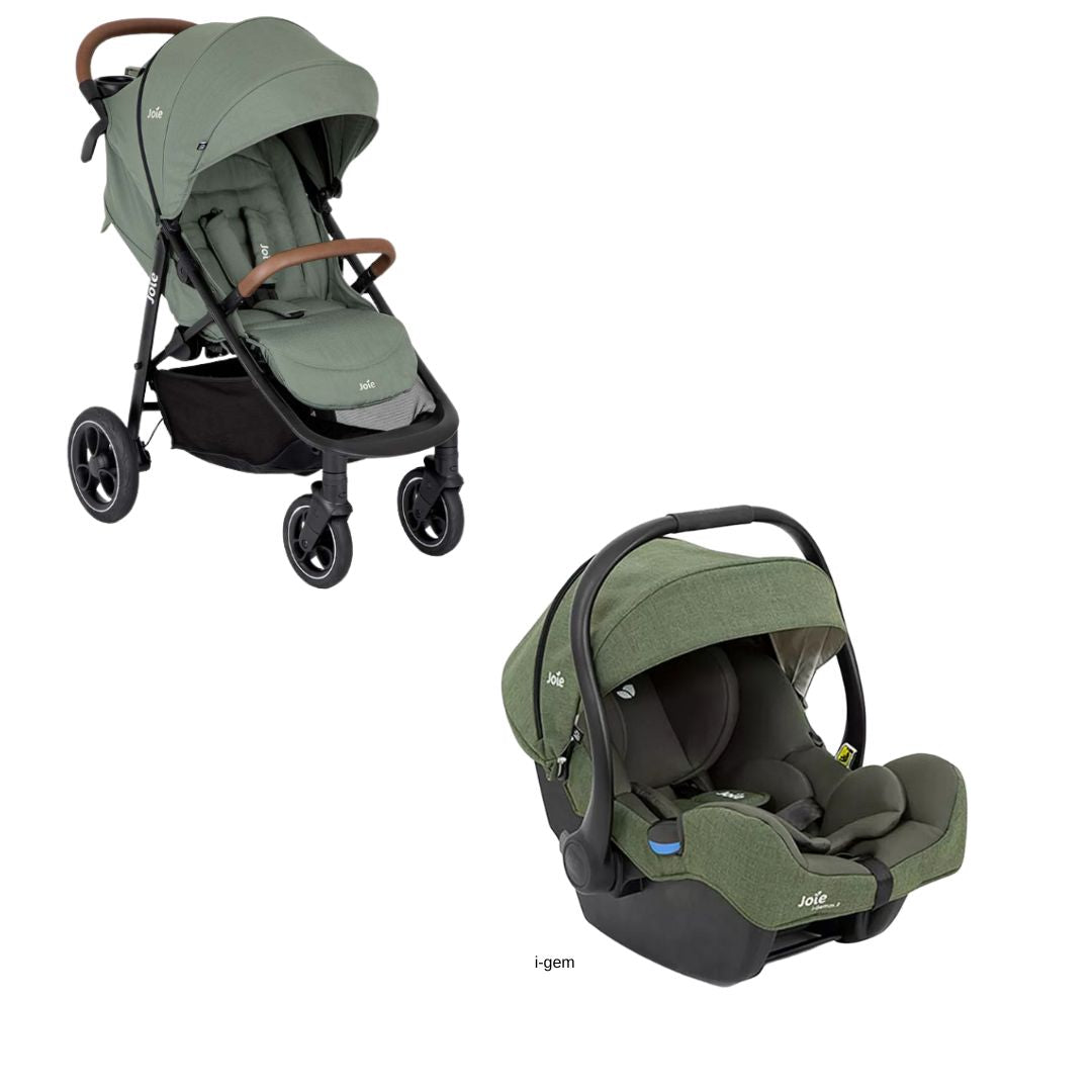 Silla de paseo compacta Joie DUO Pact PRO + huevo i-snug