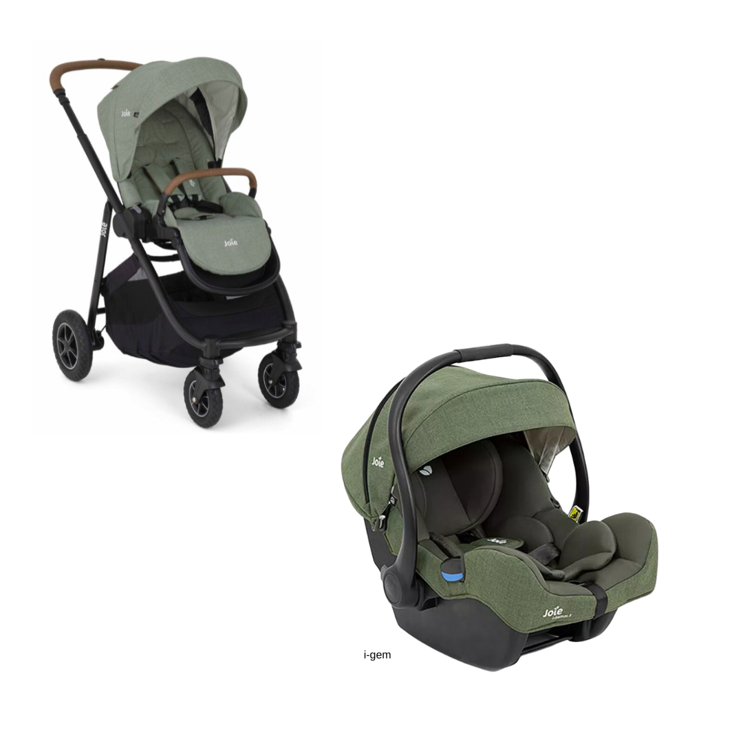 Joie DUO Versatrax Silla de paseo reversible + capazo ramble XL