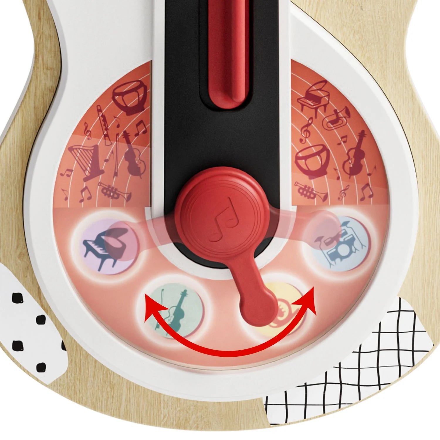 Topbright - Guitarra musical de atividades