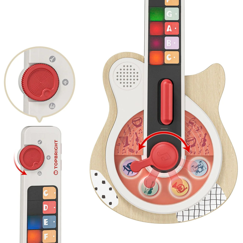 Topbright - Guitarra musical de atividades
