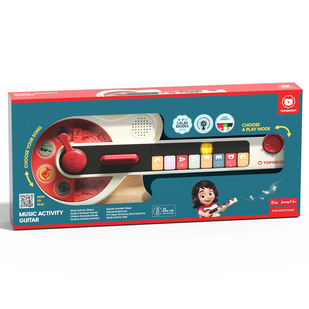 Topbright - Guitarra musical de atividades