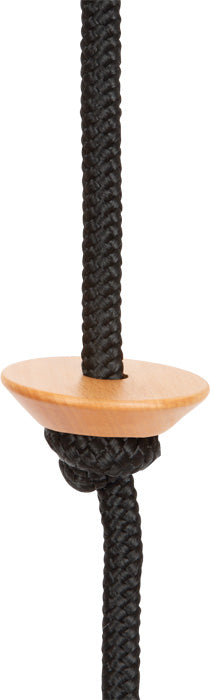 Columpio de disco con cuerda de escalada de línea negra de Small Foot 