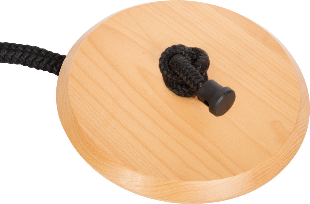 Columpio de disco con cuerda de escalada de línea negra de Small Foot 