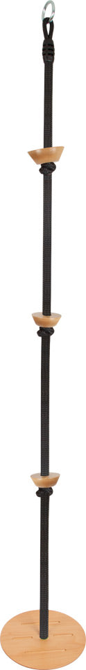 Columpio de disco con cuerda de escalada de línea negra de Small Foot 