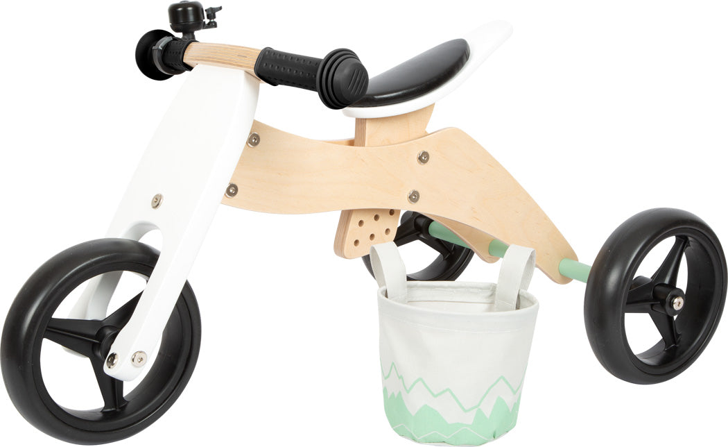 Small foot - Triciclo de entrenamiento 2 en 1 Verde