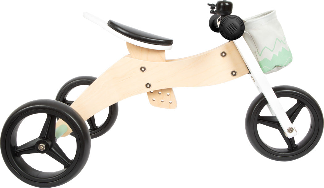 Small foot - Triciclo de entrenamiento 2 en 1 Verde