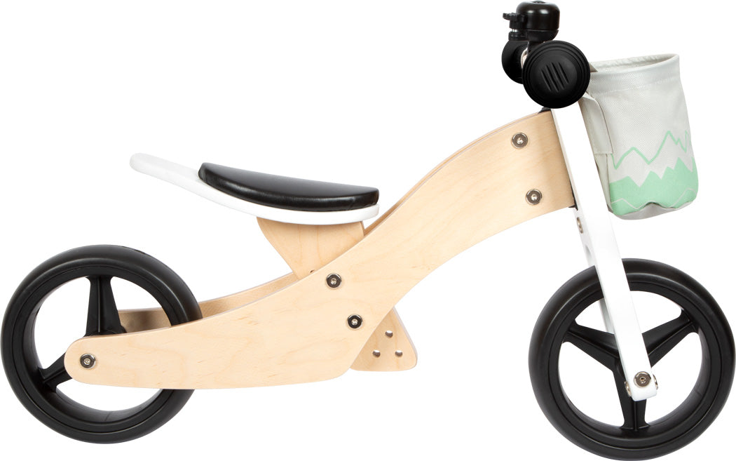 Small foot - Triciclo de entrenamiento 2 en 1 Verde