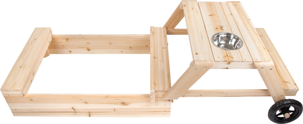 Small Foot Table Sandbox and Mud Kitchen
