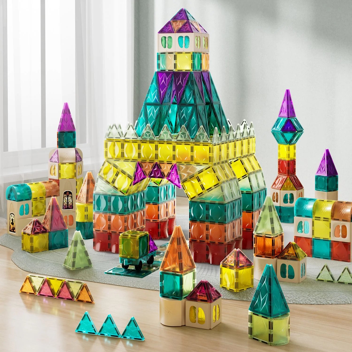 Topbright - Jogo Blocos Magnéticos MagArt 108 peças