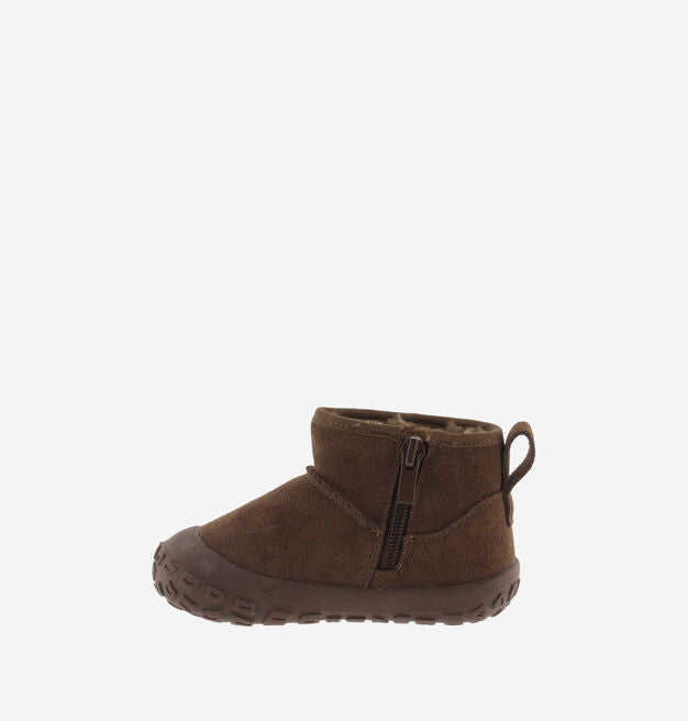 Botines Victoria Barefoot HALO Serraje Efecto Borreguillo Marrón