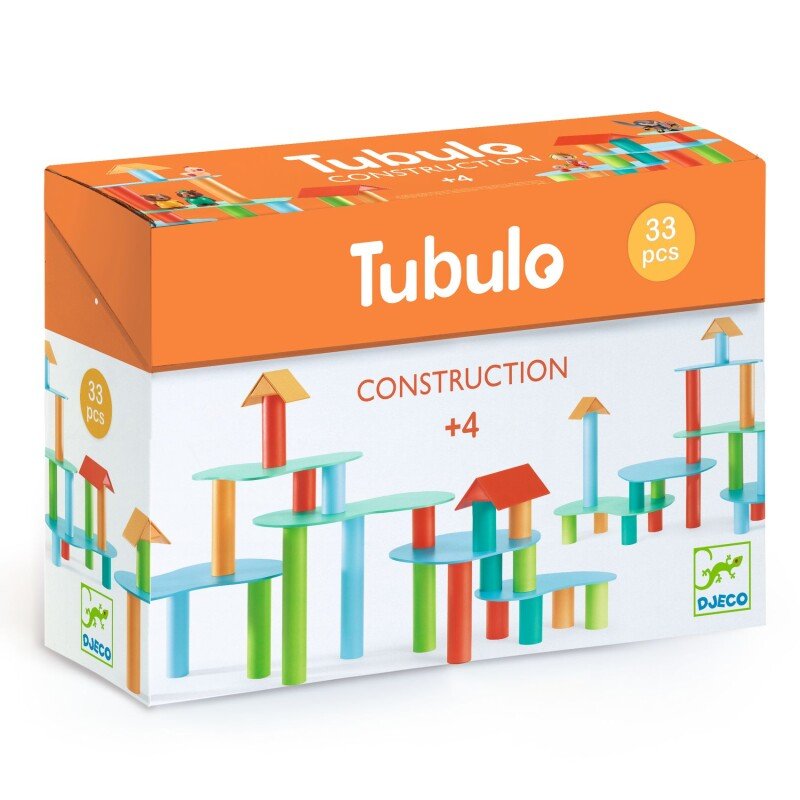 Djeco Tubulo - constrói com tubos e tabuleiros