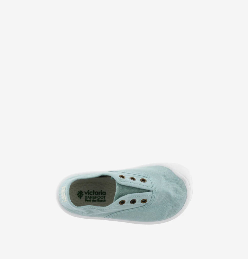 Zapatillas Victoria Barefoot de lona y elástico Manzana