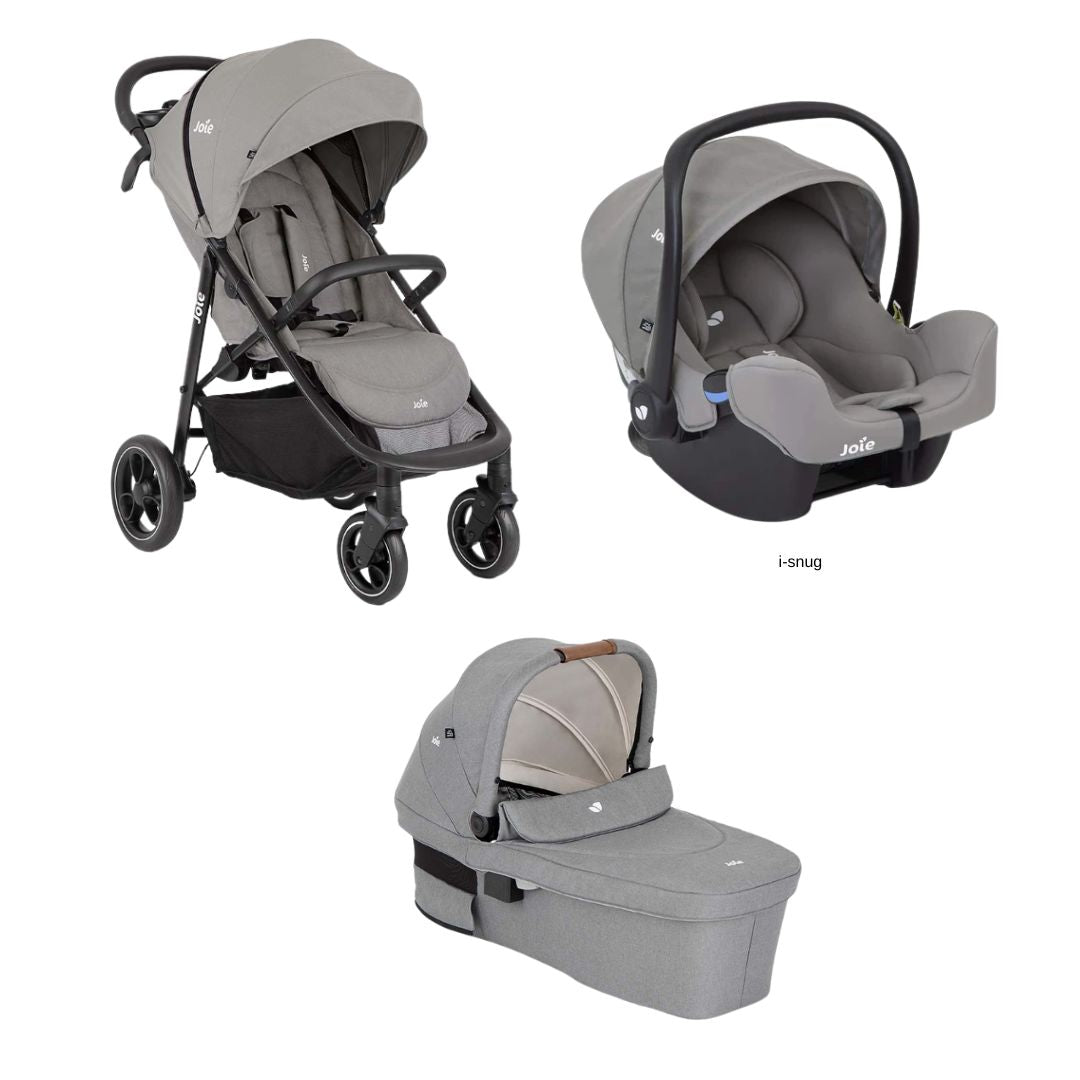 Silla de paseo compacta Joie DUO Pact PRO + huevo i-snug