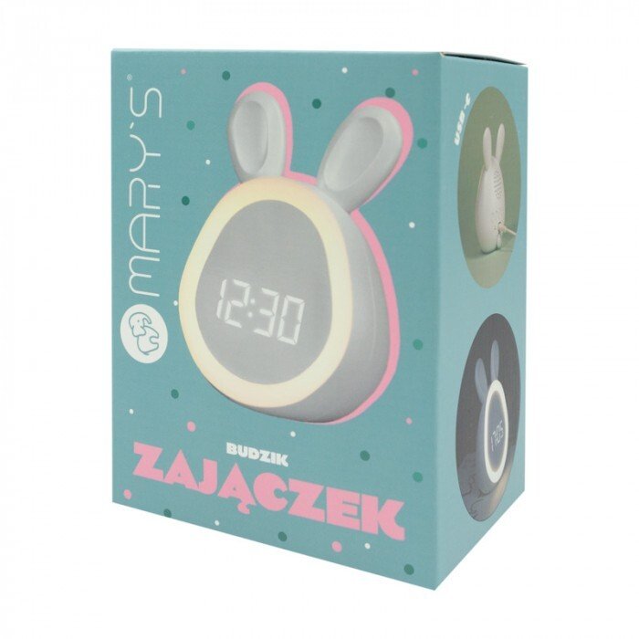 Mary's Light Pink Rabbit Alarm Clock