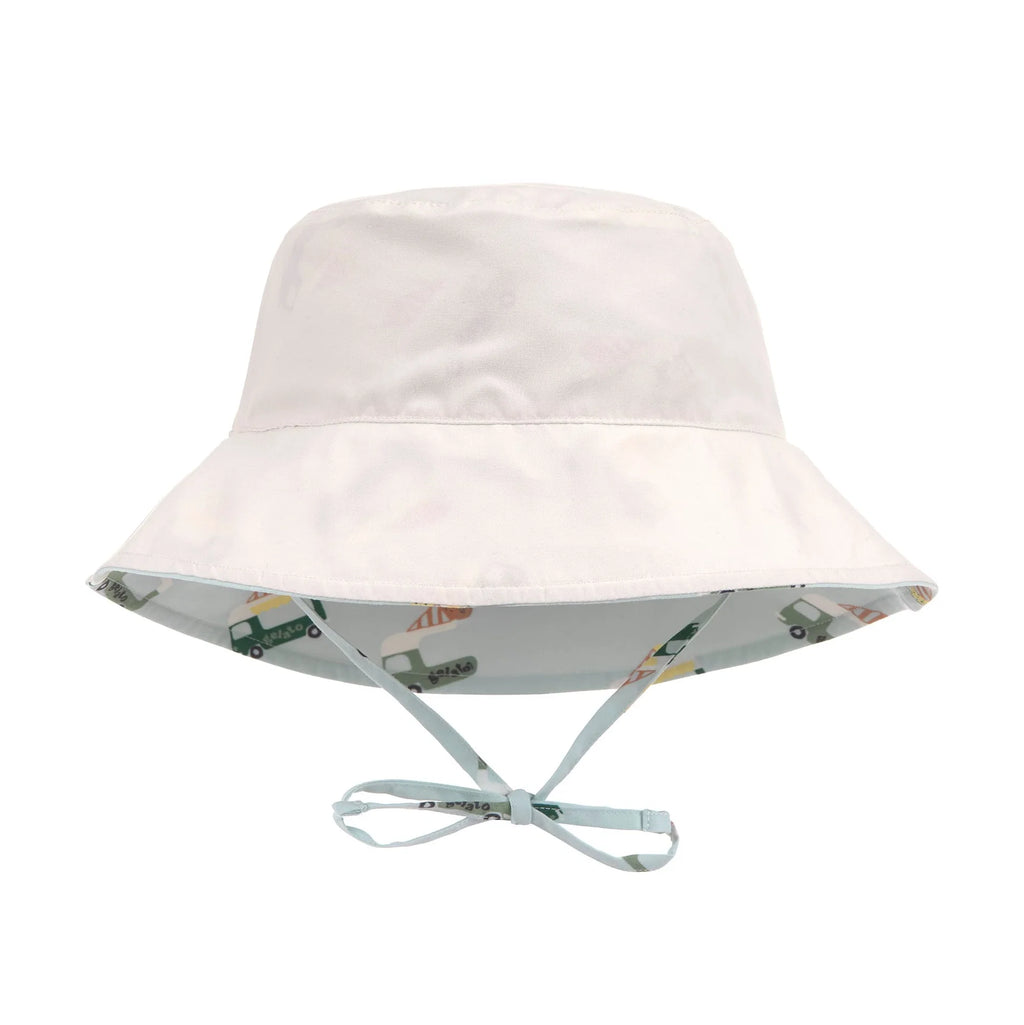 Lassig Reversible UV Panama Hat Ice Cream/Blue Truck