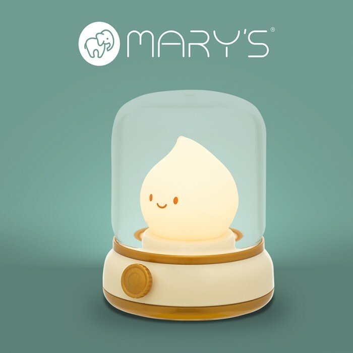 Mary's Luz de Noche LED Llama Verde