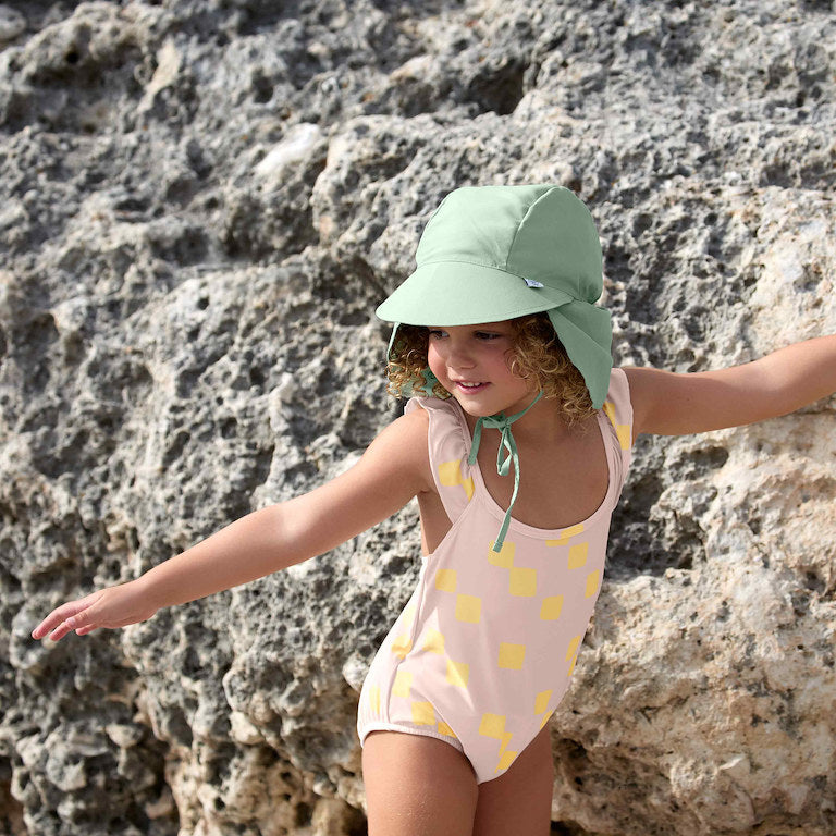 Lassig UV Sun Hat with Flap Green