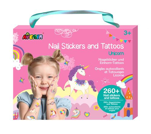 Avenir Tattoo and Nail Sticker Set