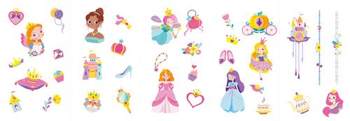 Avenir Tattoo and Nail Sticker Set