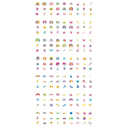 Avenir Tattoo and Nail Sticker Set