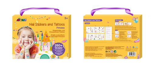 Avenir Tattoo and Nail Sticker Set