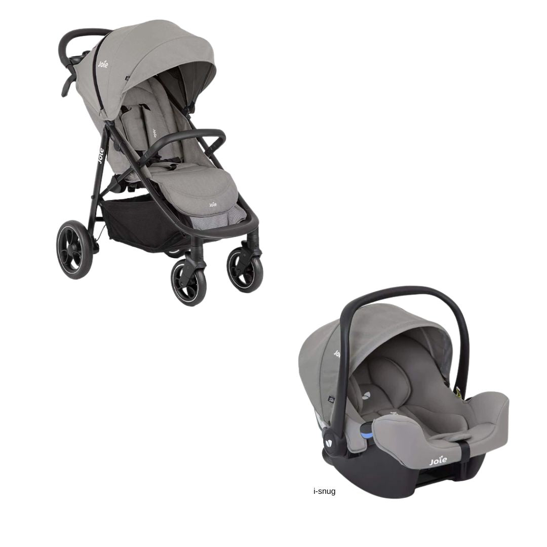 Silla de paseo compacta Joie DUO Pact PRO + huevo i-snug