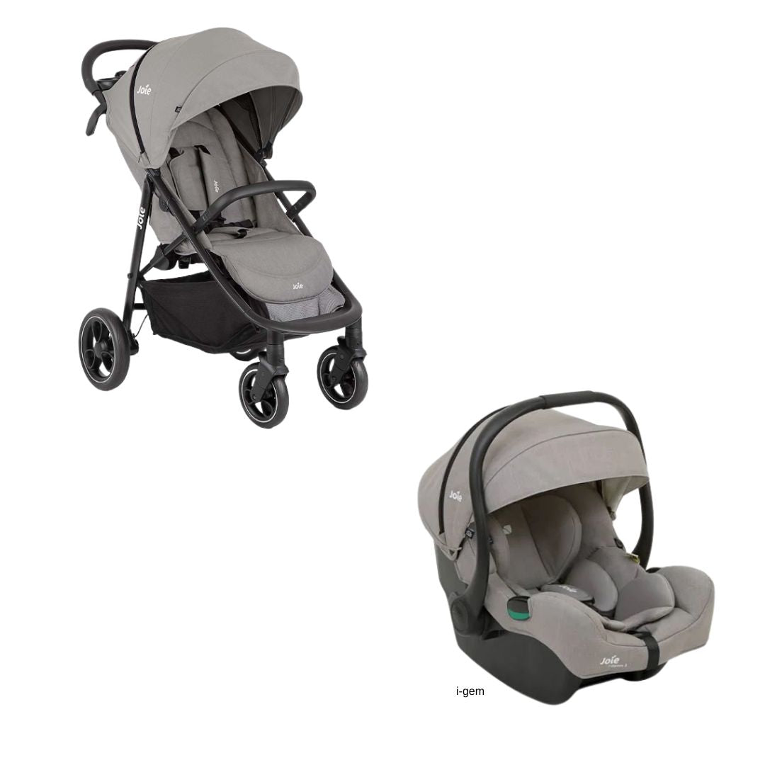 Silla de paseo compacta Joie DUO Pact PRO + huevo i-snug
