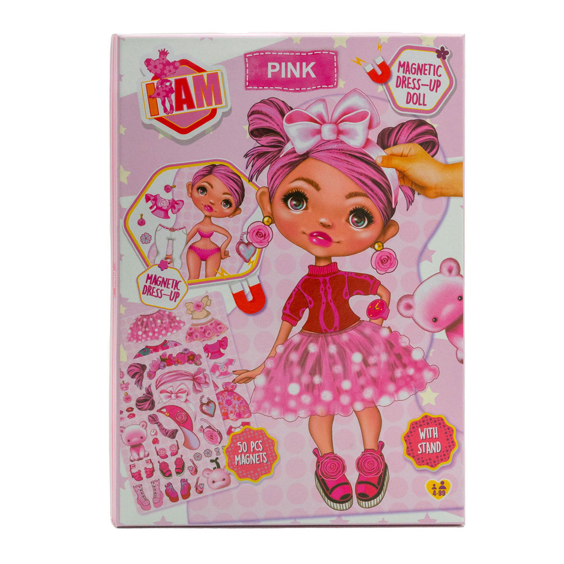 THE Magnetic Box MAGNETIC DOLL + INTERCHANGEABLE DRESSES