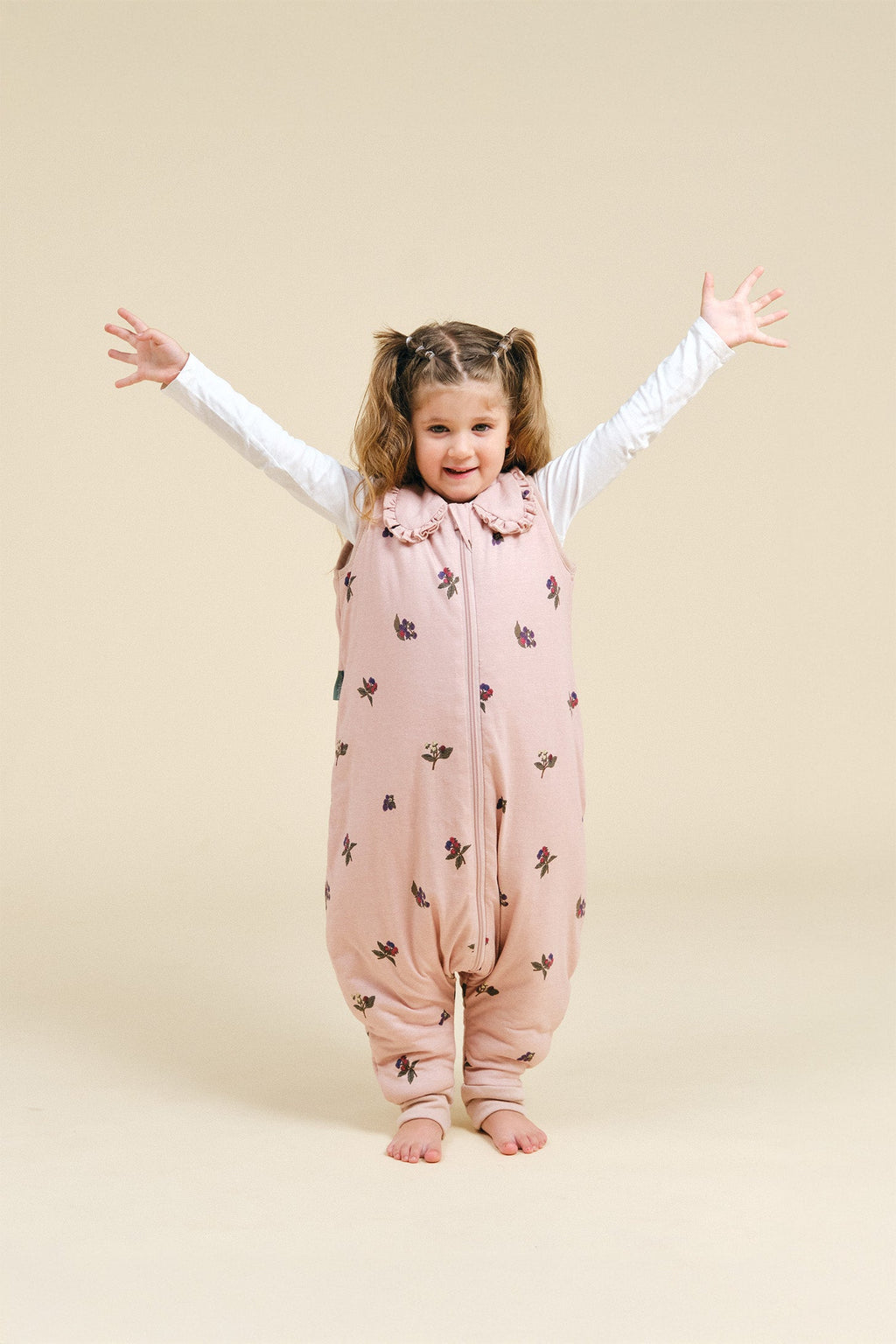 MolisandCo TOG 2.5 Saco de dormir com pés Winter Flowers