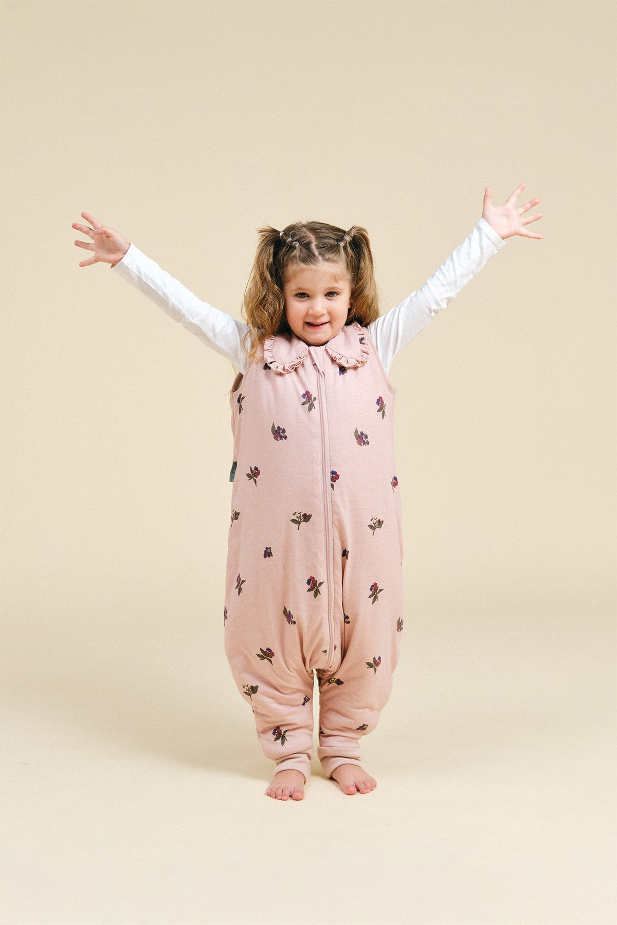 MolisandCo TOG 2.5 Saco de dormir com pés Winter Flowers