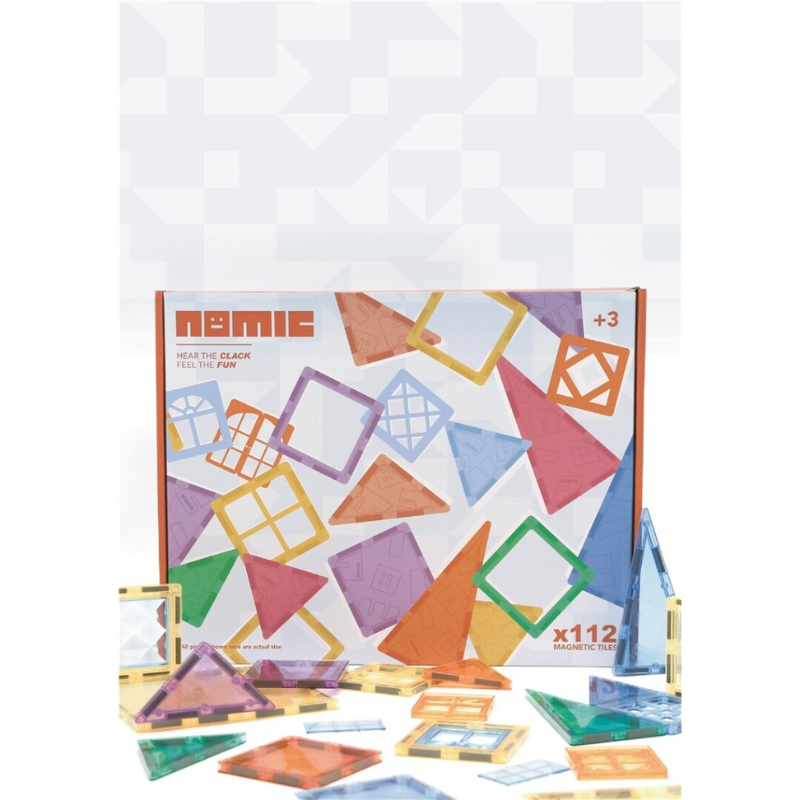 Nomic Jogo Blocos Magnéticos Clack 112pc