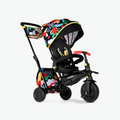 Triciclo evolutivo Smartrike STR7 Kelly Anna Imagine com capota, vista de frente