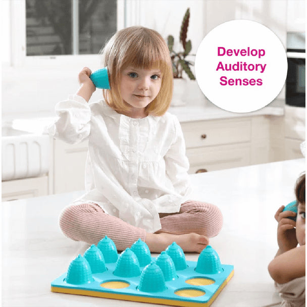 Edushape Juego Sensorial - Agita, Escucha y Combina