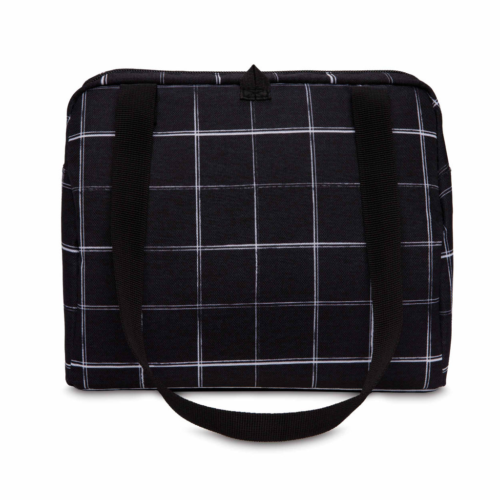 Bolsa de almuerzo térmica Packit - Hampton Lunch Bag Black Grid