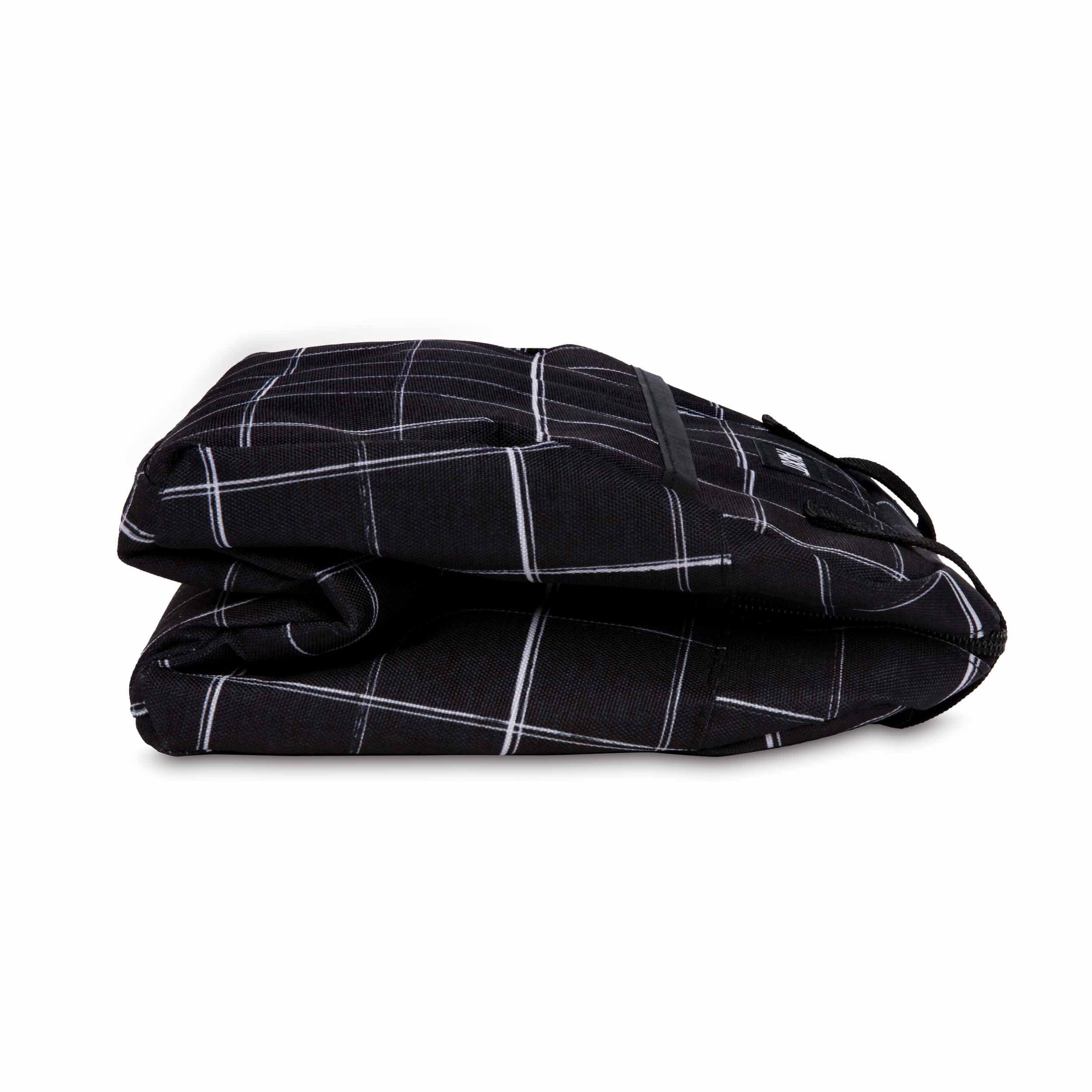 Bolsa de almuerzo térmica Packit - Hampton Lunch Bag Black Grid