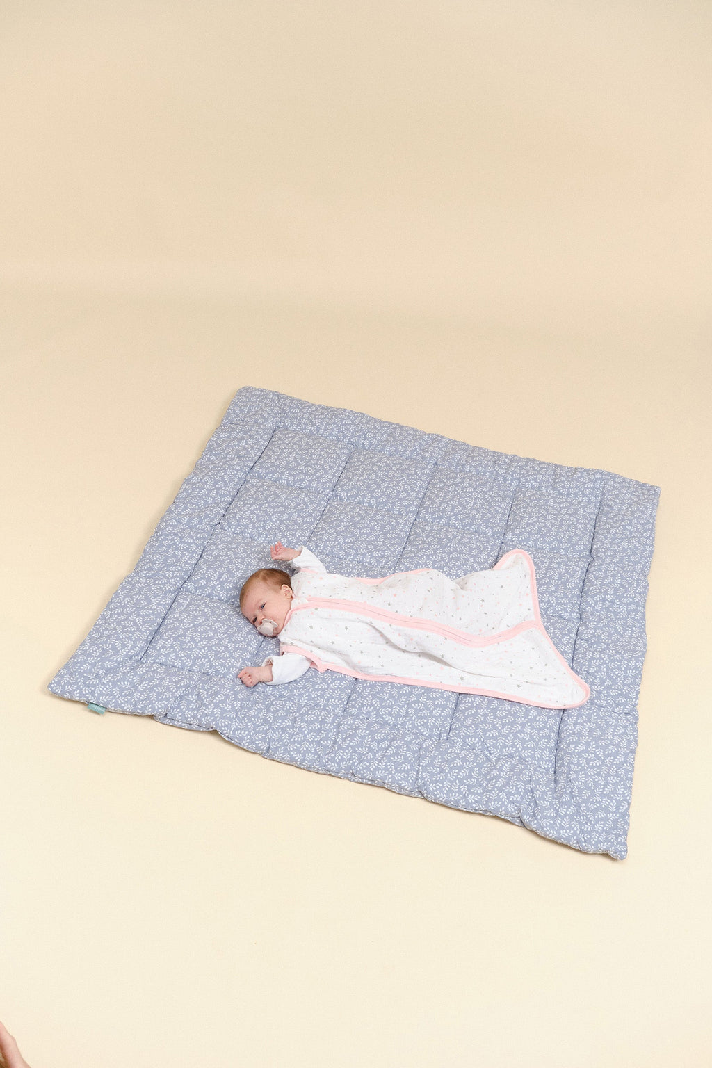 MolisandCo saco de dormir sem pés TOG 0.4 Cotton muslin - Pink Sky