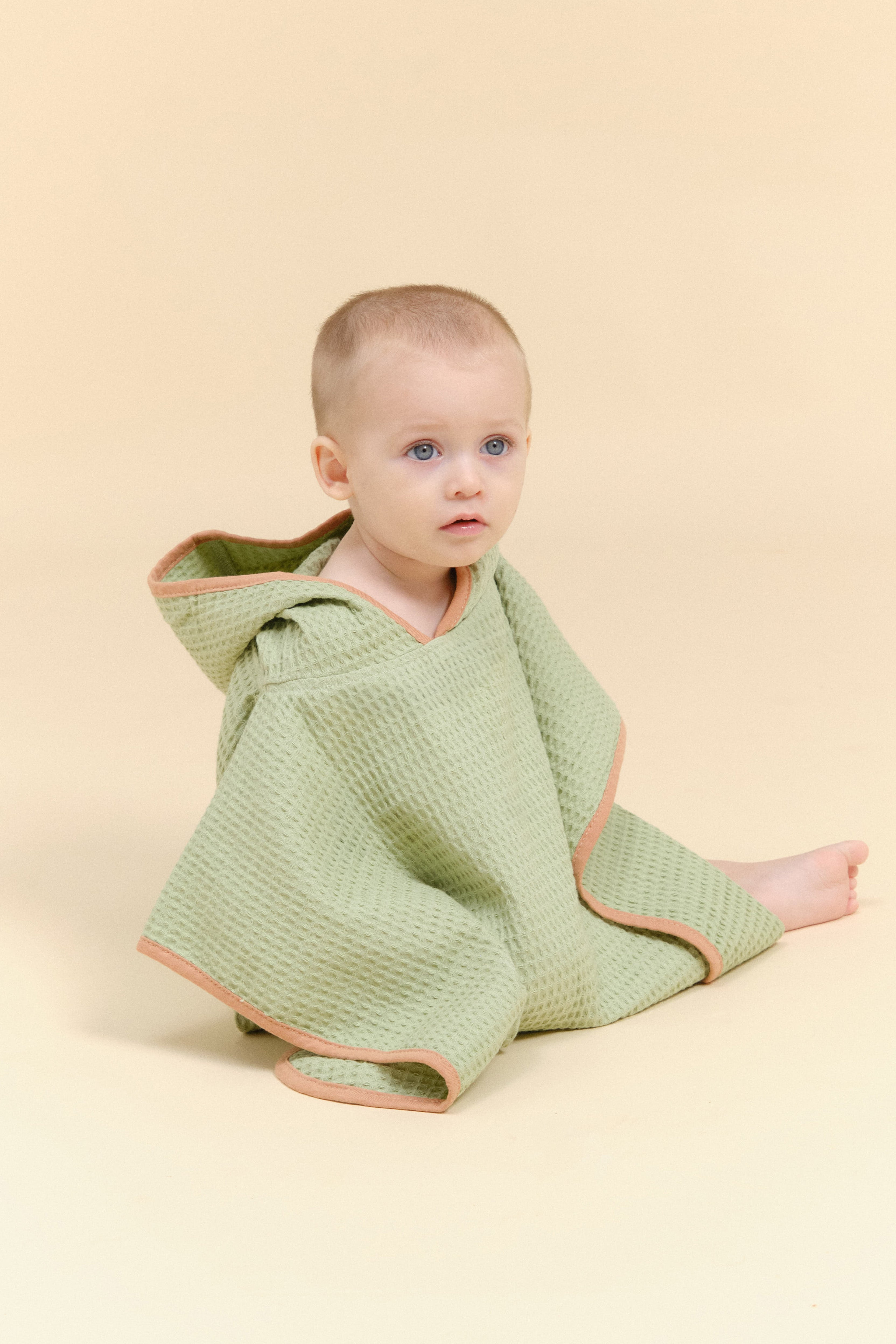 MolisandCo Poncho de banho Green Splash