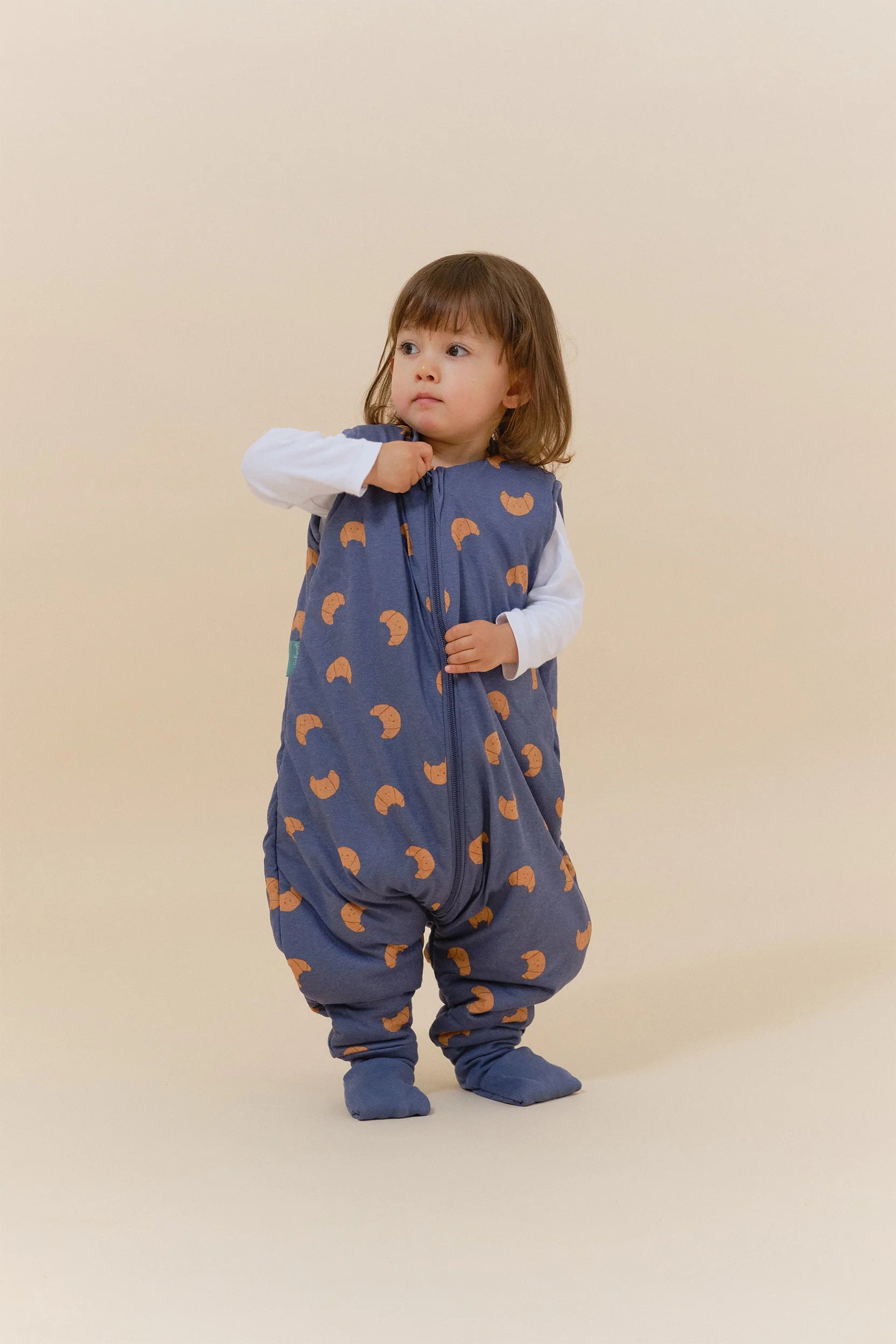 MolisandCo TOG 2.5 Saco de dormir com pés [Croissants] * por encomenda