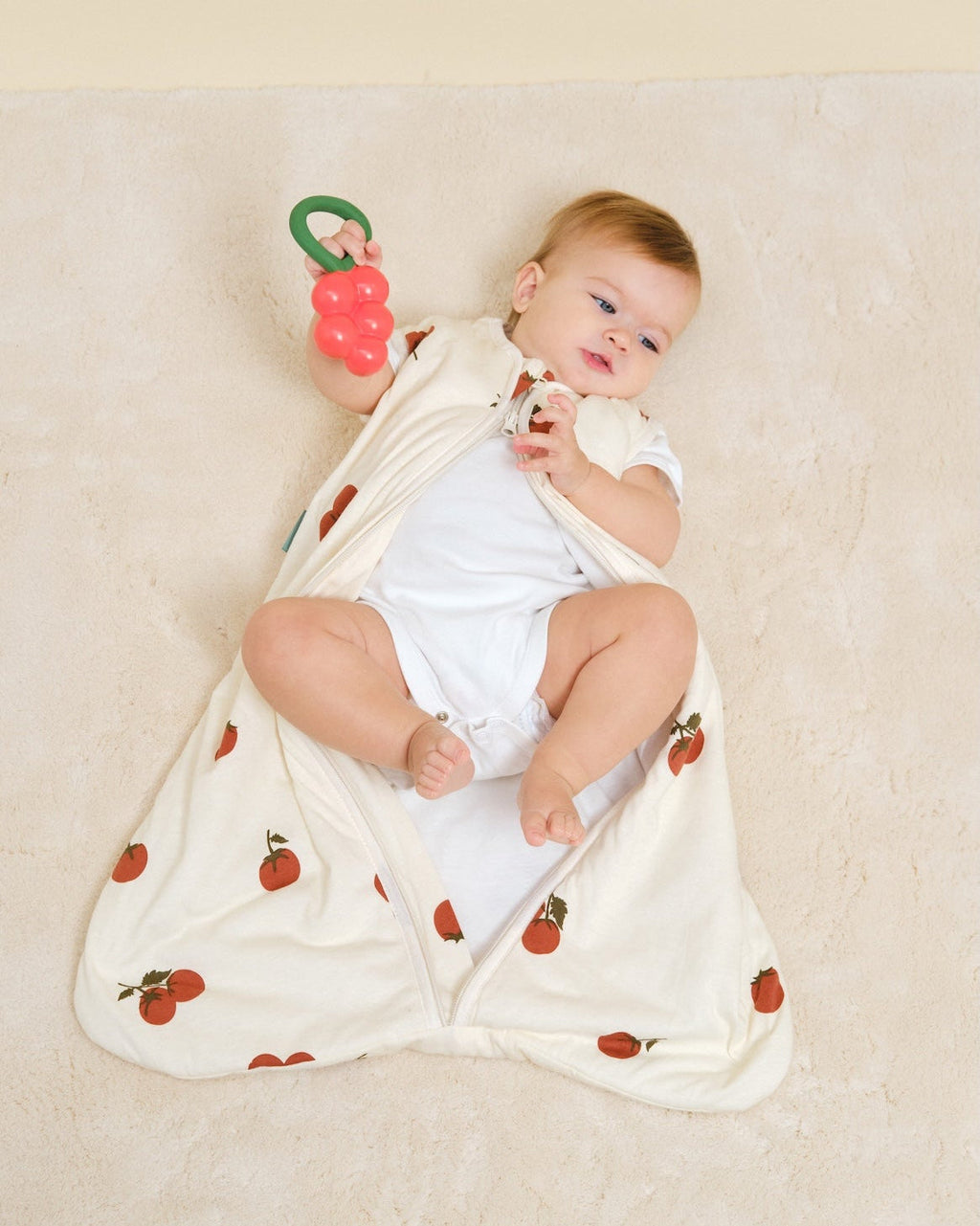 MolisandCo saco de dormir sem pés TOG 1.0 Tomatoes