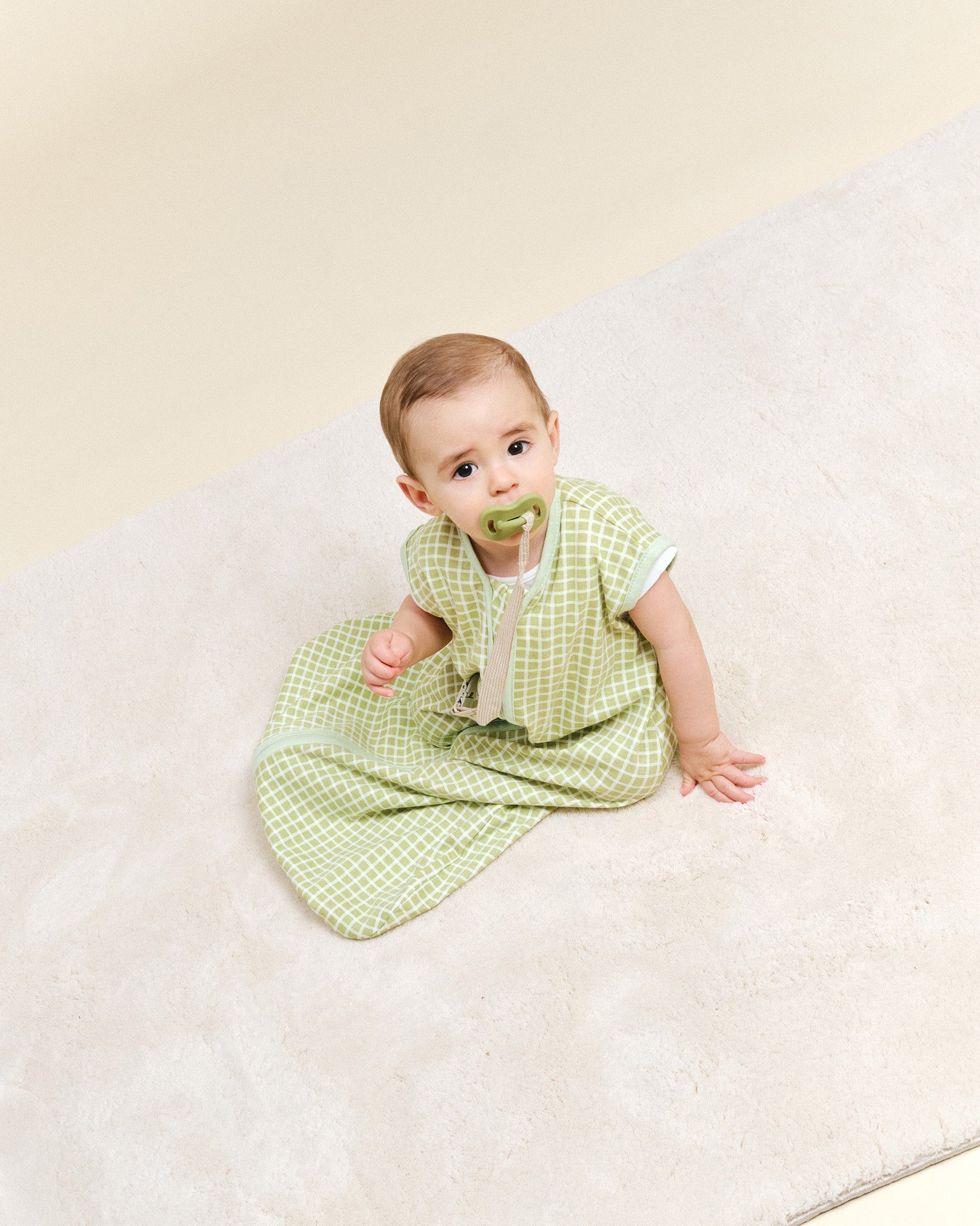 MolisandCo saco de dormir sem pés TOG 0.5 Pistacchio