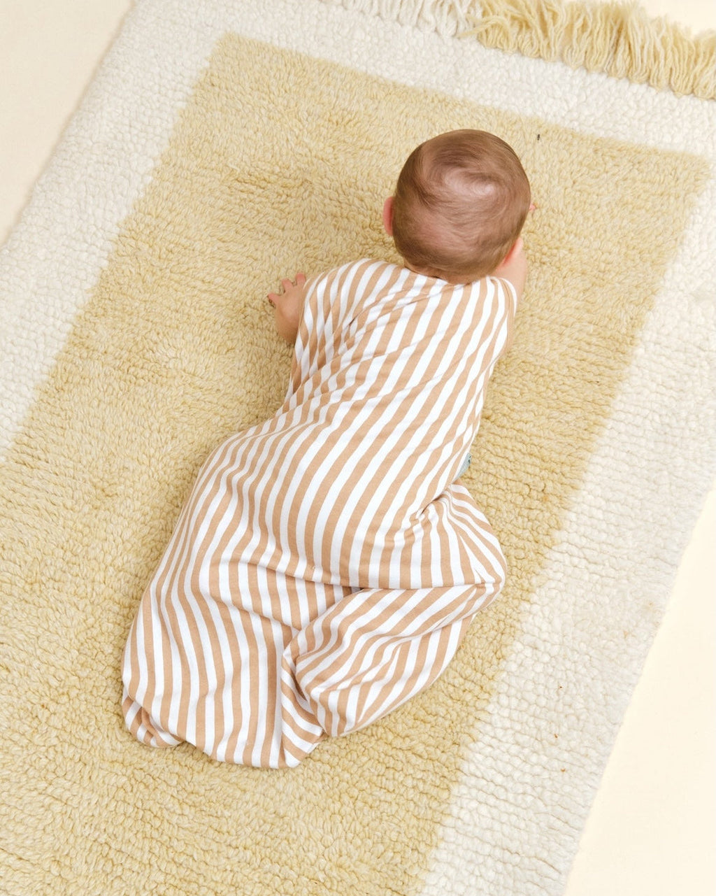 MolisandCo saco de dormir sem pés TOG 0.5 Sand Stripes