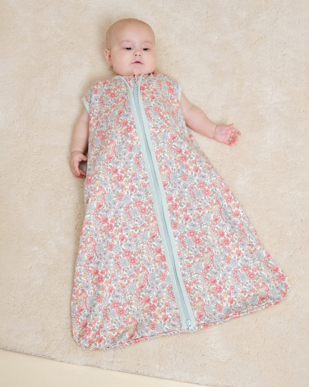 MolisandCo saco de dormir sem pés TOG 0.5 Summer Bloom