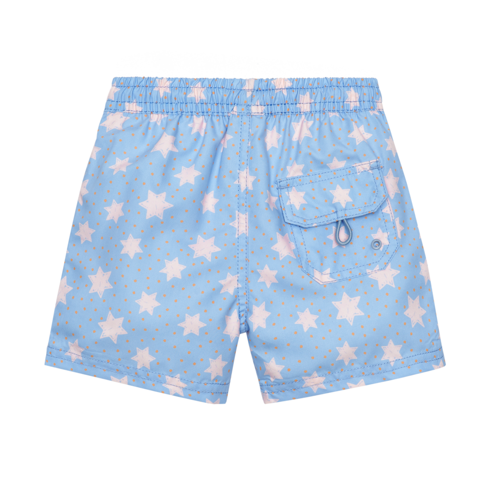 Waterlemon matchy fabric Beach Shorts - Pool Stars kids and adults 