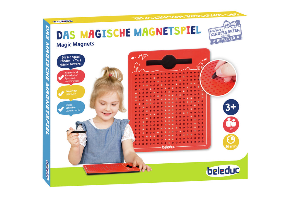 Quadro magnético de desenho pequeno Beleduc com caneta magnética, a versão mais pequena da série