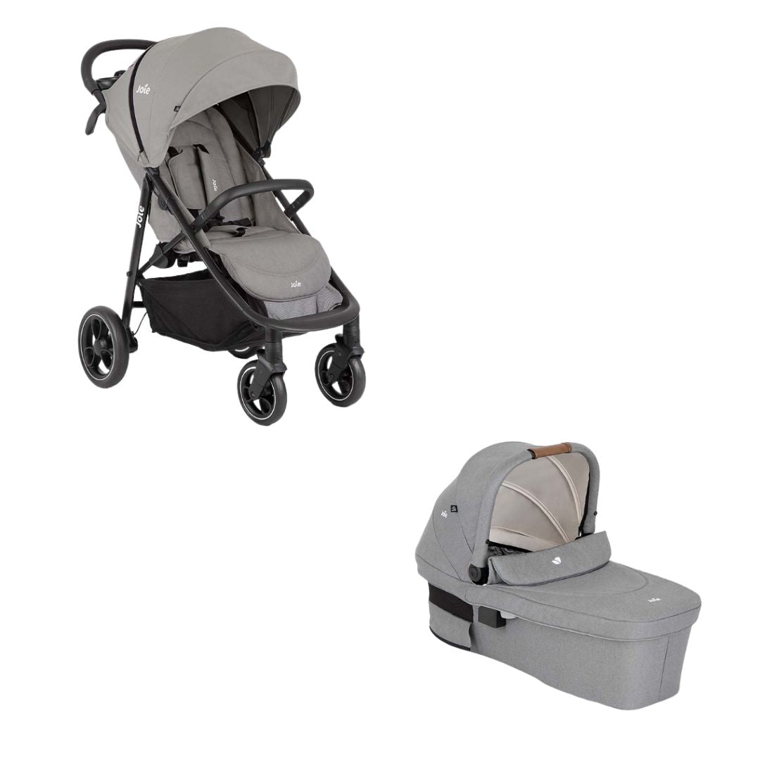 Silla de paseo compacta Joie DUO Pact PRO + huevo i-snug