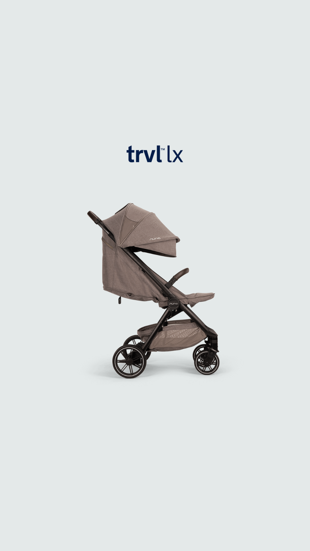 Cochecito compacto Nuna TRVL hasta 22,7 kg