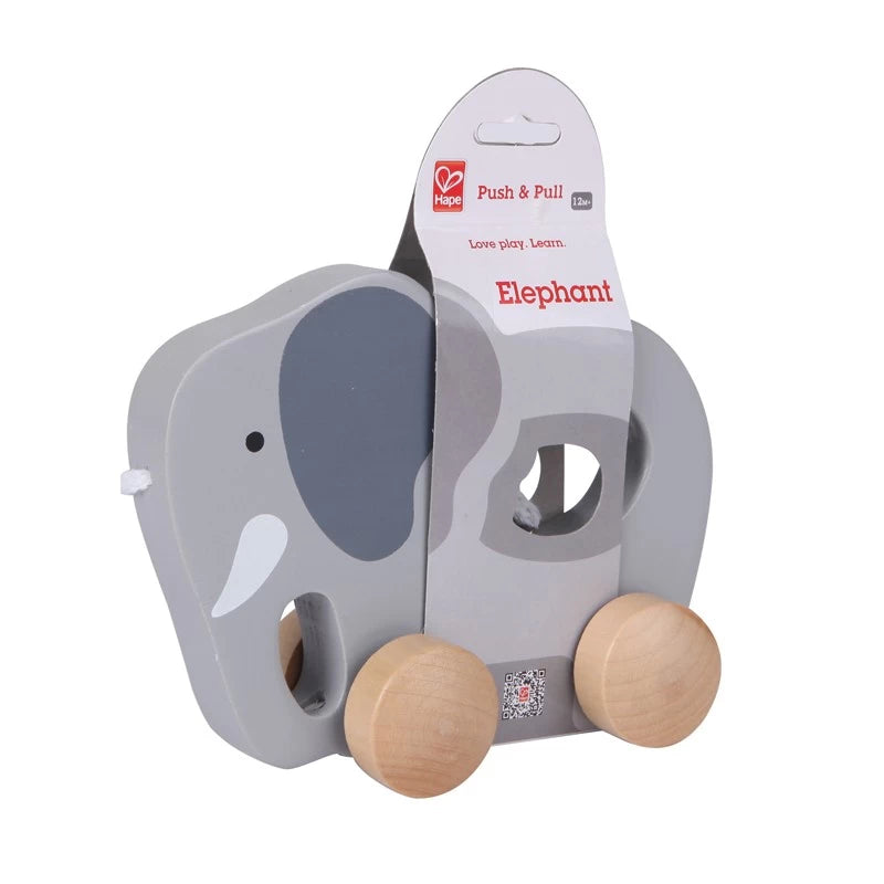 Hape Elefante de puxar e empurrar
