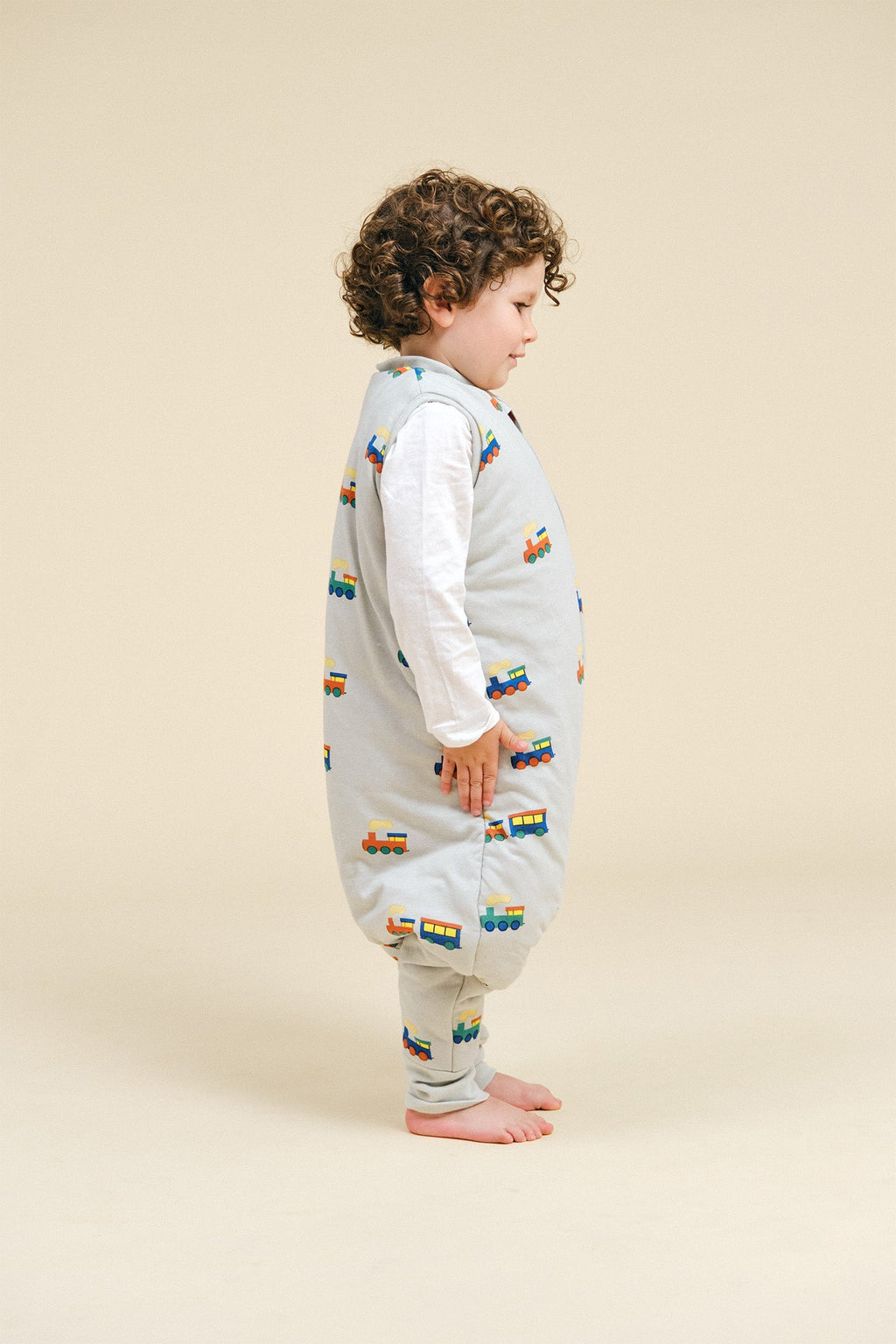 MolisandCo TOG 2.5 Saco de dormir com pés Tiny Trains